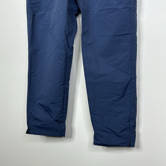 Calme by Johnny Was Mix Nylon Navy Blue Tapered Leg Track Pants Women’s Size M - Picture 3 of 6